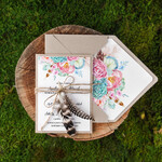 Zaproszenia ślubne Boho  nowoczesne zaproszenia na ślub, boho glam styl0