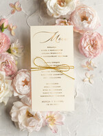 Menu glamour weselne menu karta potraw weselnych, glamour złote litery wasza treść, menu na stół weselny0