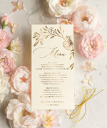 Menu glamour weselne menu karta potraw weselnych, glamour złote litery wasza treść, menu na stół weselny0
