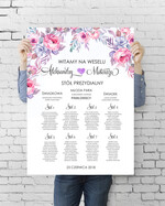 Plany stołów plan stołu plakat  plansza weselna plan stołów weselnych0