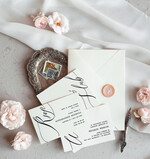 Zestawy Próbkowe próbki zaproszeń próbki zaproszeń ślubnych nowoczesne zaproszenia slubne, proste zaproszenia na ślub, delikatne zaproszenia slubne, zaproszenia na slub z welurową kopertą3