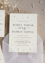 Zestawy Próbkowe próbki zaproszeń Próbka zaproszenia ślubne 8
