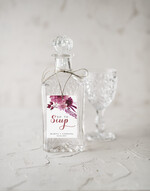 Zawieszki na butelki rustykalne etykieta na wódkę zawieszka na alkohol weselny, rustykalne z waszą treścią0