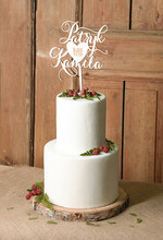Figurki na tort / cake topper statuetki drewniane topery   2