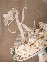 Figurki na tort / cake topper statuetki drewniane dekoracje tortu   1