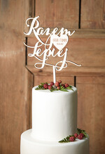 Figurki na tort / cake topper statuetki drewniane topery   1