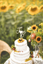 Figurki na tort / cake topper statuetki drewniane statuetki na tort weselny   1