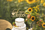 Figurki na tort / cake topper statuetki drewniane figurki na tort weselny   2