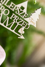 Figurki na tort / cake topper statuetki drewniane statuetki na tort weselny   5