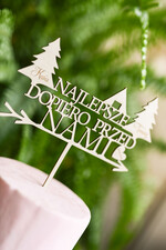 Figurki na tort / cake topper statuetki drewniane statuetki na tort weselny   6