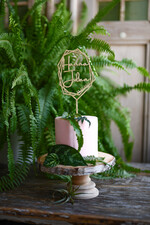 Figurki na tort / cake topper statuetki Brokatowe figurki na tort weselny   0