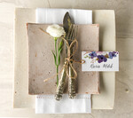 Winietki Boho/etno/pióra eleganckie winietki na stół weselny wizytówki ślubne0