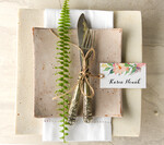 Winietki Boho/etno/pióra usadzenie gości na weselu winietki0