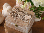Pudełka Szkatułki na Obrączki szkatułki pudełko na obrączki ślubne wasze imiona i data2