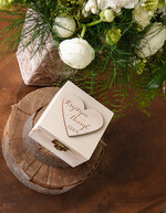 Pudełka Szkatułki na Obrączki szkatułki rustykalne pudełko na obrączki drewniana szkatułka na obrączki6