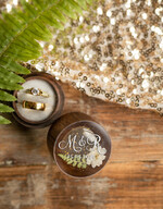 Pudełka Szkatułki na Obrączki szkatułki pudełeczko na obrączki ślubne wasze imiona i data ślubu, szkatułka z drewna i żywicy, żywe kwiaty pudełeczko na obrączki5