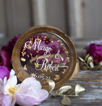 Pudełka Szkatułki na Obrączki szkatułki pudełeczko na obrączki ślubne wasze imiona , pudełeczko na obraczki slubne z przeźroczystym wieczkiem3