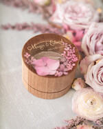 Pudełka Szkatułki na Obrączki szkatułki szkatułka na obrączki wasze imiona i data , pudełeczko na obraczki slubne z przeźroczystym wieczkiem17