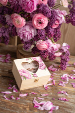 Pudełka Szkatułki na Obrączki szkatułki pudełeczko na obrączki ślubne wasze imiona drewniane  1