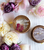 Pudełka Szkatułki na Obrączki szkatułki personalizowane pudełko na obrączki ślubne , pudełeczko na obraczki slubne z przeźroczystym wieczkiem  0