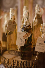 Zawieszki na butelki boho/etno/pióra etykieta na alkohol weselny, boho duzo tekstow do wyboru1