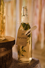 Zawieszki na butelki boho/etno/pióra etykieta na alkohol weselny, boho duzo tekstow do wyboru2