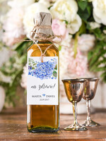 Zawieszki na butelki boho/etno/pióra zawieszka na alkohol weselny, boho dowolna tresc0