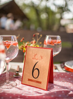 Numery na stół Rustykalne numery na stół gości weselnych, styl rustykalny wesele w stodole1