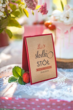 Numery na stół Rustykalne numery na stół gości weselnych, w stylu rustykalnym2