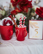 Numery na stół Glamour numery na stół gości weselnych złocone w stylu glamour   2