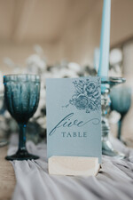 Numery na stół botaniczne podróżnicze  numerek na stół weselny, kwiatowe romantyczne boho0