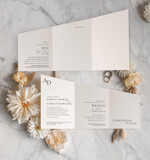 Zaproszenia ślubne Minimalistyczne Proste Zaproszenia Ślubne Minimalistyczne Zaproszenia na Ślub Delikatne Zaproszenie Ślubne Kremowe2