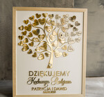 Prezenty, Podziękowania dla Rodziców Podziękowania dla rodziców w ramie zlote podziękowania prezent dla rodziców wesele glamour rama złore serca 3d wasze napisy7