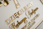 Prezenty, Podziękowania dla Rodziców Podziękowania dla rodziców w ramie zlote podziękowania prezent dla rodziców wesele glamour rama złore serca 3d wasze napisy8