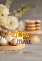 Numery na stół Akryl numery na stoły weselne, akryl3