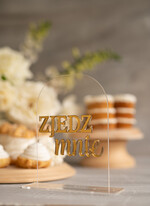 Numery na stół Akryl numery na stoły weselne, akryl5