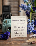 Księgi wpisów gości welurowe Księga w kolorze Dusty Blue, welurowa księga wpisów gości, złote napisy na okładce, księga glamour, welurowa pamiątkowa księga wpisow gosci8