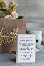 Księgi wpisów gości welurowe ksiega gosci weselnych na zdjęcia z fotobudki i polaroidy drewniana złote napisy 9