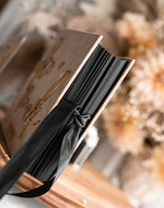 Księgi wpisów gości welurowe welurowa księga na wesele, pamiątkowa księga wpisów gości i na zdjęcia, księga na fotki z instaxa i fotobudki, welurowa księga ze złotymi napisami 8