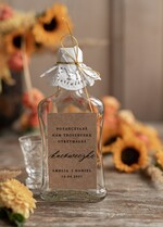 Podziękowania dla Gości Weselnych Butelki oryginalne podziękowania dla gości weselnych, kacóweczki z personalizacją0