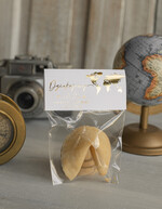 Podziękowania dla Gości Weselnych Ciasteczka z wróżbą prezenciki dla gości na weselu ciasteczko z wróżbą, podziękowania dla gości po weselu, ciastko z wróżbą z grafiką mapy świata, pomysł na prezenty dla gości na weselu0