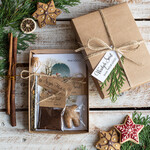 Kartki świąteczne z logo firmy kartka pudełko ręcznie robione kartki na święta kartka w uudełku z logo firmy1