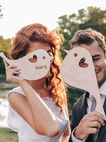 Dekoracje Sali weselnej/Dodatki do Zdjęć tabliczki z napisami  ślubne dodatki   1