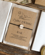 prezenty dla niej bransoletki szczęścia  Bransoletka drewniana znak zodiaku Super Pomysłna Prezent dla dziewczyny Drewniana Bransoletka Upominek dla córki1