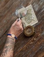 prezenty dla niej bransoletki szczęścia  Pomysł na Prezent dla Dziewczyny Bransoletka drewniana Róza wiatrów Super Pomysł na Prezent dla Podróżniczki Drewniana Bransoletka 0