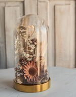 Prezenty dla Babci i Dziadka Prezenty dla Babci prezent na dzień babci kompozycja kwiatowa, kwiaty w szklanej kopule, pomysł na prezent dla babci, Szklana kopuła dekoracja suszone kwiaty, Suszone Kwiaty W Szkle6