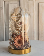 Prezenty dla Babci i Dziadka Prezenty dla Babci prezent na dzień babci kompozycja kwiatowa, kwiaty w szklanej kopule, pomysł na prezent dla babci, Szklana kopuła dekoracja suszone kwiaty, Suszone Kwiaty W Szkle7