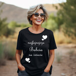 Prezenty dla Babci i Dziadka Prezenty dla Babci Pomysł na prezent dla Babci, koszulki z nadrukiem dla Babci, prezenty z okazji dnia Babci, koszulka najlepsza Babcia na świecie, pomysły na prezent z okazji dnia Babci0