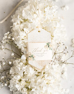 Podziękowania dla Gości Weselnych Mydełka Świece Zawieszki sojowe wyjątkowe podziękowania dla gości sojowe zawieszki ze złotym brokatem, pachnące zawieszki sojowe upominki dla gości od Pary Młodej, sojowa zawieszka ze złotem0