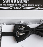 Prezenty dla świadków boxy prezentowe dla Świadka  zestaw prezentowy czy zostaniesz moim świadkiem, etykieta na butelkę, GIFTBOXB DLA ŚWIADKA ZE SPINKAMI I PIERSIÓWKĄ, prezent dla świadka7